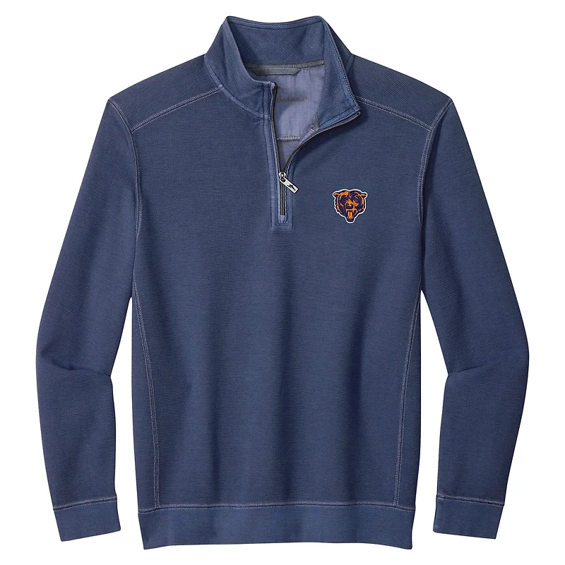 Men's Tommy Bahama  Navy Chicago Bears Big & Tall Montego Bay Half-Zip Pullover