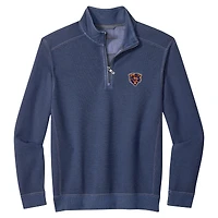 Men's Tommy Bahama  Navy Chicago Bears Big & Tall Montego Bay Half-Zip Pullover