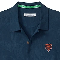 Men's Tommy Bahama  Navy Chicago Bears Endzone Paradise COOLMAX Button-Up Shirt