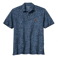 Polo Tommy Bahama IslandZone Wild Hibiscus Tri-Blend bleu marine pour homme