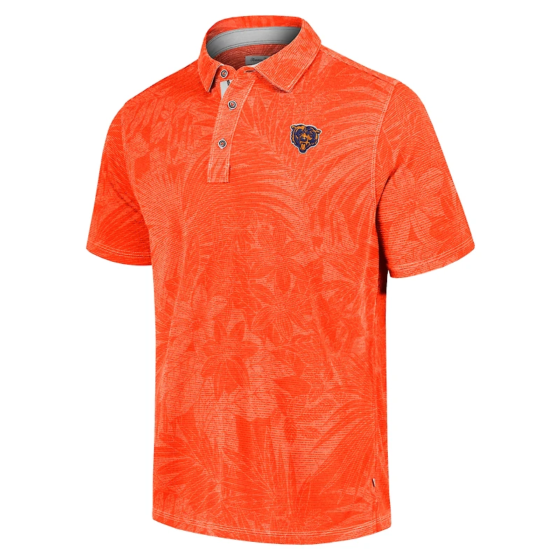Polo Tommy Bahama orange Chicago Bears Big & Tall Santiago Paradise pour hommes