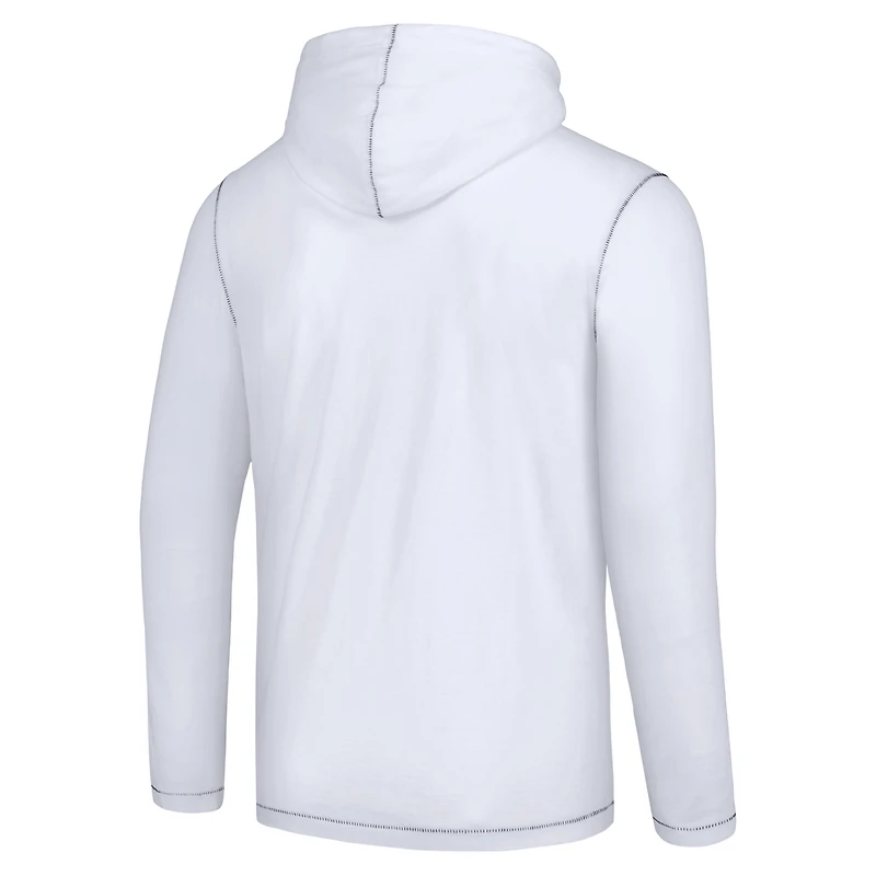 Sweat à capuche blanc Tommy Bahama pour hommes des Chicago Bears Graffiti Touchdown