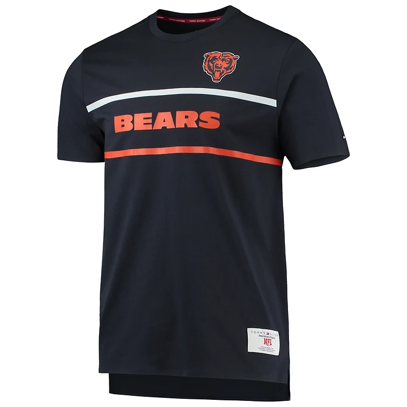 Men's Tommy Hilfiger Navy Chicago Bears The Travis T-Shirt