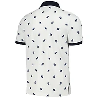Polo Tommy Hilfiger blanc Chicago Bears Bryce piqué pour hommes