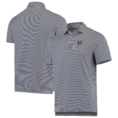 Polo pour homme Vineyard Vines bleu marine Chicago Bears Winstead Stripe