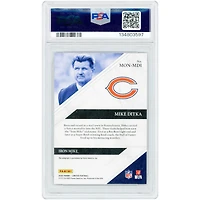 Mike Ditka Chicago Bears Autographed 2022 Panini Limited Platinum Limited Monikers #MON-MDI #1/1 PSA Authenticated 8 Card