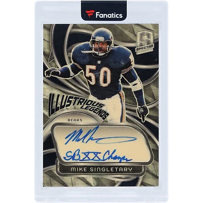 Mike Singletary Chicago Bears Autographed 2024 Panini Spectra Illustrious Legends Gold Vinyl #IL-MSY #1/1 Card with "SB XX Champs" Inscription
