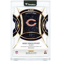 Mike Singletary Chicago Bears Autographed 2025 Panini Select Green Prizm #SP-MSY #4/5 Card