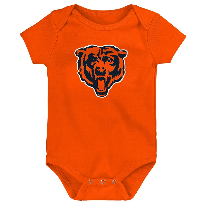 Ensemble de 3 bodys Team Starter pour nouveau-nés et nourrissons des Chicago Bears