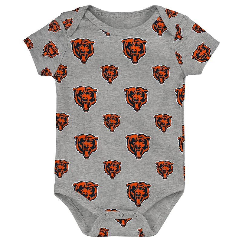 Ensemble de 3 bodys Team Starter pour nouveau-nés et nourrissons des Chicago Bears