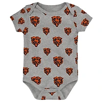Ensemble de 3 bodys Team Starter pour nouveau-nés et nourrissons des Chicago Bears