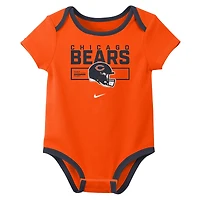 Ensemble trois pièces Nike Chicago Bears pour nouveau-né et bébé