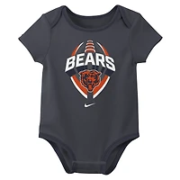 Ensemble trois pièces Nike Chicago Bears pour nouveau-né et bébé