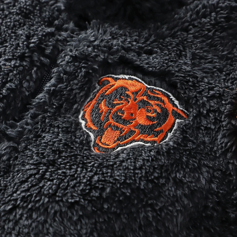 Grenouillère polaire à fermeture éclair intégrale pour nouveau-né et nourrisson Outerstuff, bleu marine, Chicago Bears