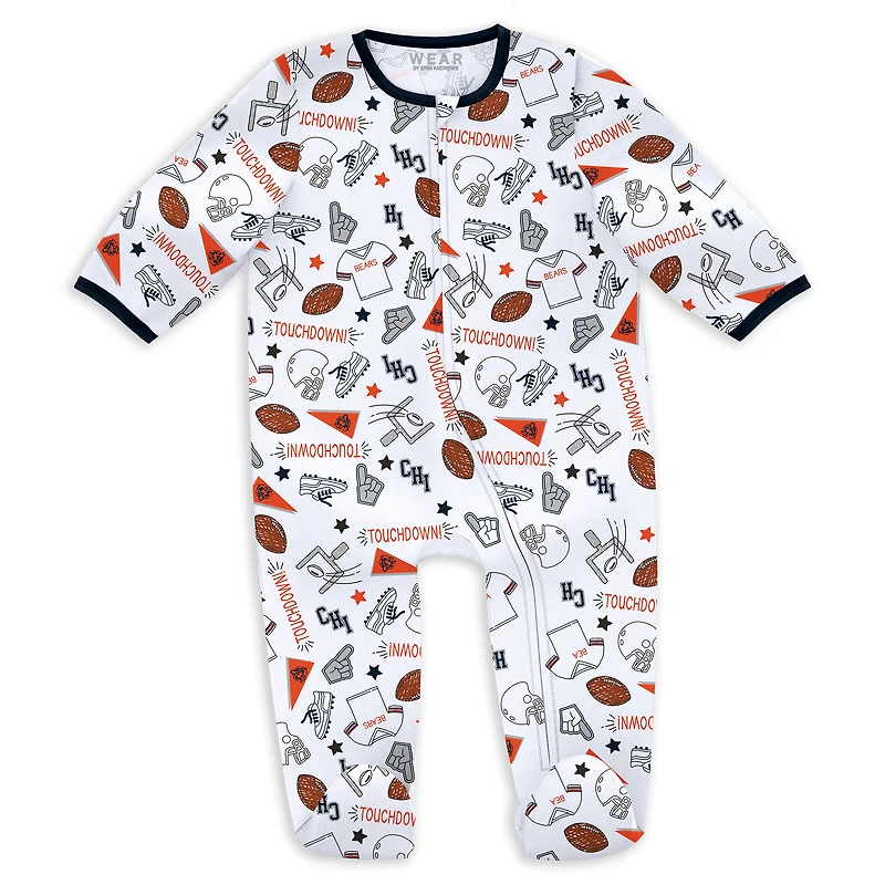 Newborn & Infant WEAR by Erin Andrews Chicago Bears Sleep Play Set