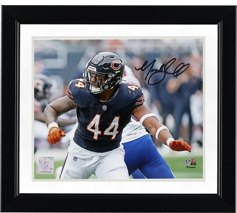 Noah Sewell Chicago Bears Autographed 8" x 10" Horizontal Action Photograph