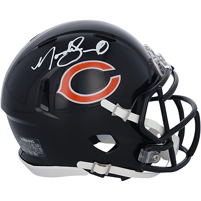 Noah Sewell Chicago Bears Autographed Riddell Speed Mini Helmet