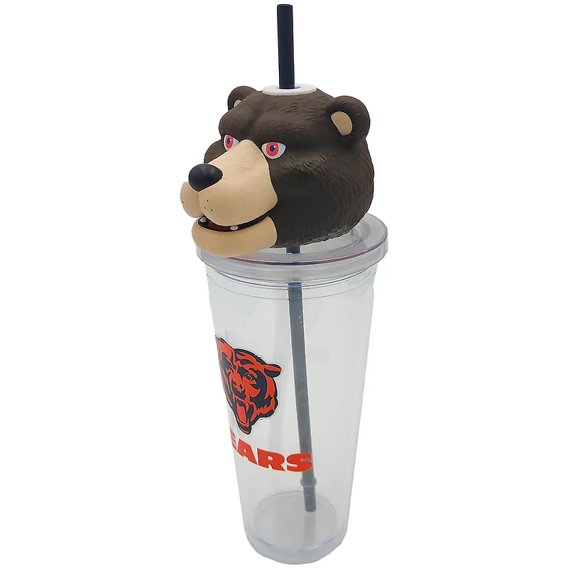 Gobelet Pegasus Chicago Bears avec couvercle mascotte (680 ml)
