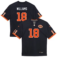 Maillot de match Nike Caleb Williams bleu marine Chicago Bears Collection 2026 pour enfants d'âge préscolaire