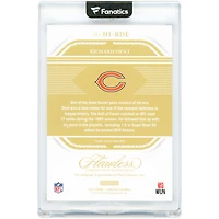 Richard Dent Chicago Bears Autographed 2023 Panini Flawless Holo Silver Honored Ink #HI-RDE #1/20 Card