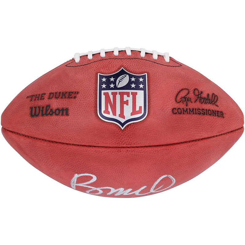 Rome Odunze Chicago Bears Autographed 2024 NFL Draft First Round Pick Wilson Duke Full Color Football