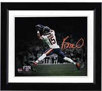 Photo dédicacée de Rome Odunze (Chicago Bears) - 20 x 25 cm (8 x 10 pouces) - En pleine action