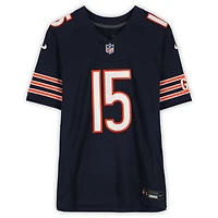Rome Odunze Chicago Bears Autographed Navy Nike Vapor F.U.S.E. Limited Jersey