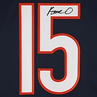 Rome Odunze Chicago Bears Autographed Navy Nike Vapor F.U.S.E. Limited Jersey