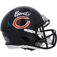 Casque Riddell Speed ​​Mini autographié par Rome Odunze des Chicago Bears