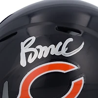 Casque Riddell Speed ​​Mini autographié par Rome Odunze des Chicago Bears
