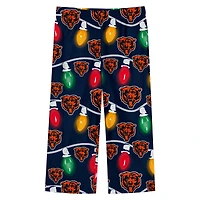 Toddler Chicago Bears Two-Piece Garland Holiday Long Sleeve Pajama Set