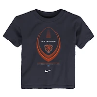 T-shirt Nike Dri-FIT bleu marine Chicago Bears Legend Icon pour tout-petit