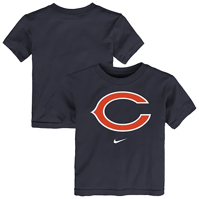 T-shirt Nike bleu marine Chicago Bears pour enfant avec logo principal Legend Performance