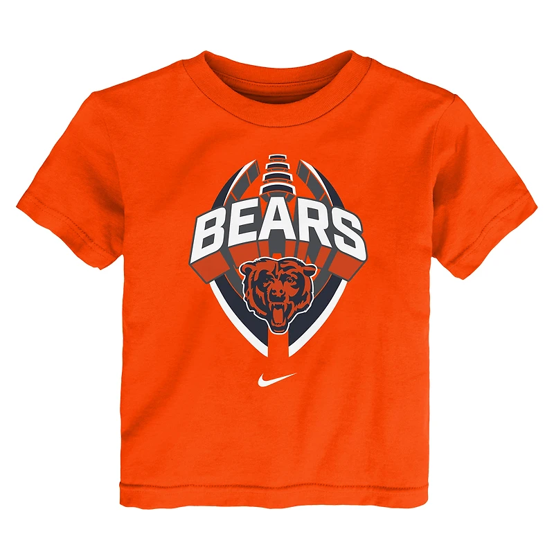 T-shirt Nike orange Chicago Bears Icon Legend pour tout-petit