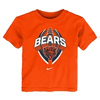 T-shirt Nike orange Chicago Bears Icon Legend pour tout-petit