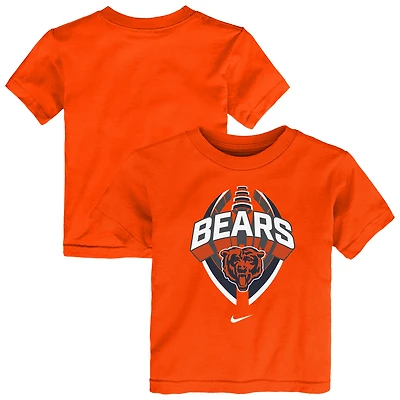 T-shirt Nike orange Chicago Bears Icon Legend pour tout-petit