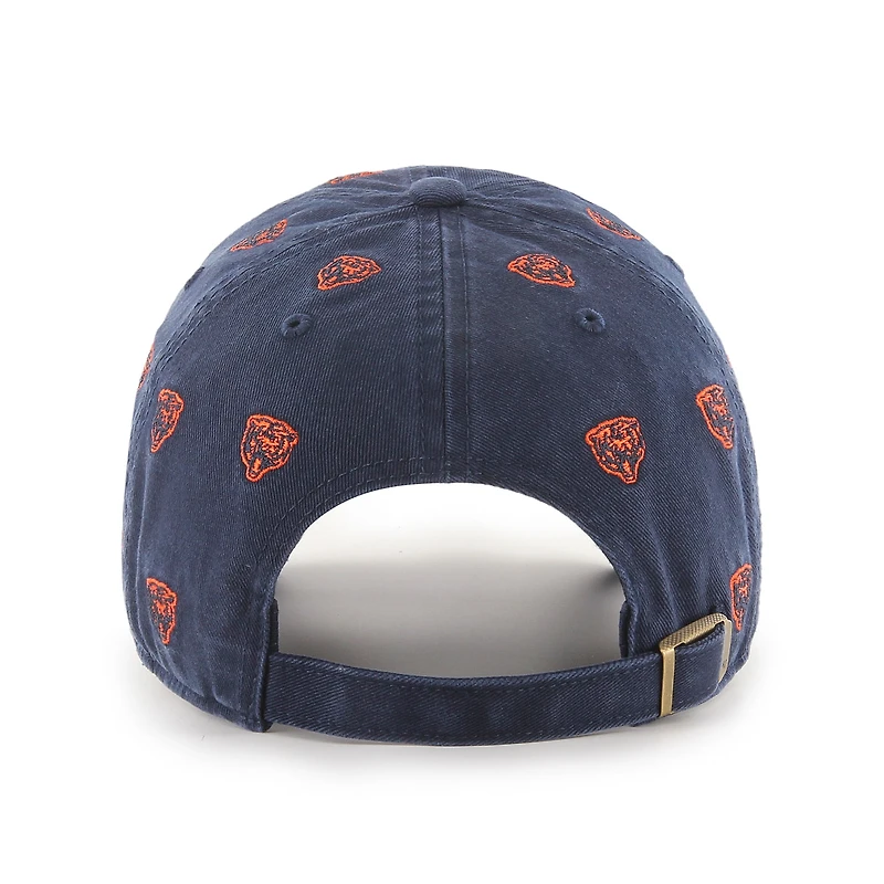 Unisex '47 Navy Chicago Bears Confetti Clean Up Adjustable Hat