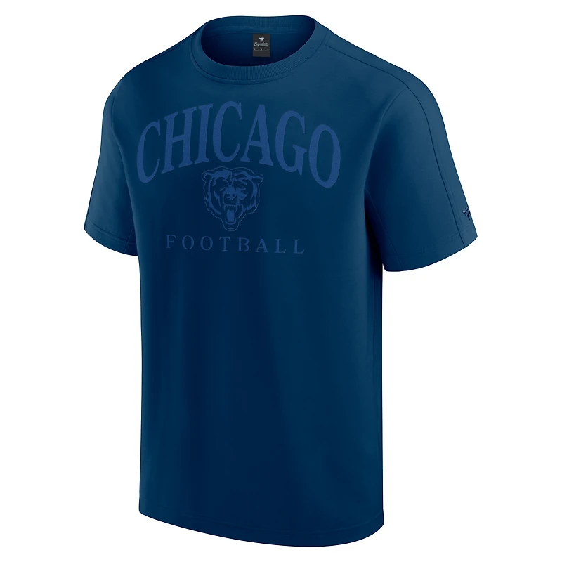T-shirt unisexe Fanatics bleu marine Chicago Bears Elements Flex Tri-Blend