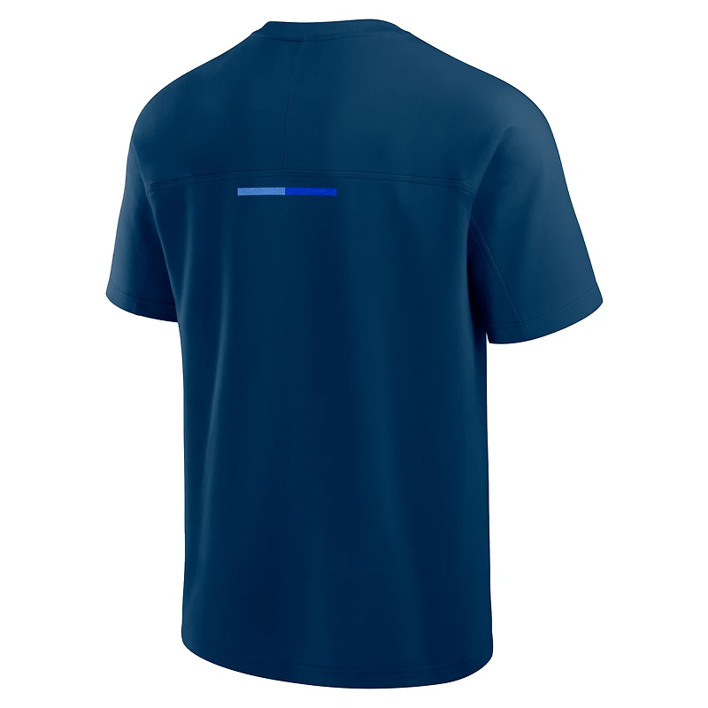 Unisex Fanatics Navy Chicago Bears Elements Flex Tri-Blend T-Shirt