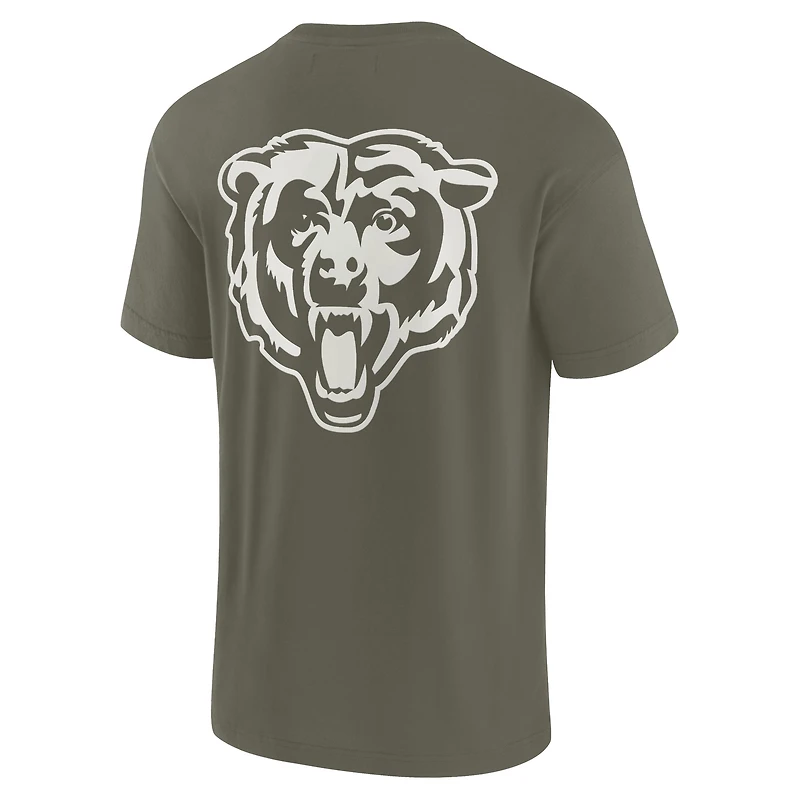 T-shirt unisexe Fanatics Olive Chicago Bears Elements super doux à manches courtes
