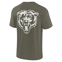 T-shirt unisexe Fanatics Olive Chicago Bears Elements super doux à manches courtes