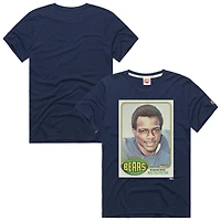 Unisex Homage Walter Payton Navy Chicago Bears NFL Topps Trading Card Tri-Blend T-Shirt