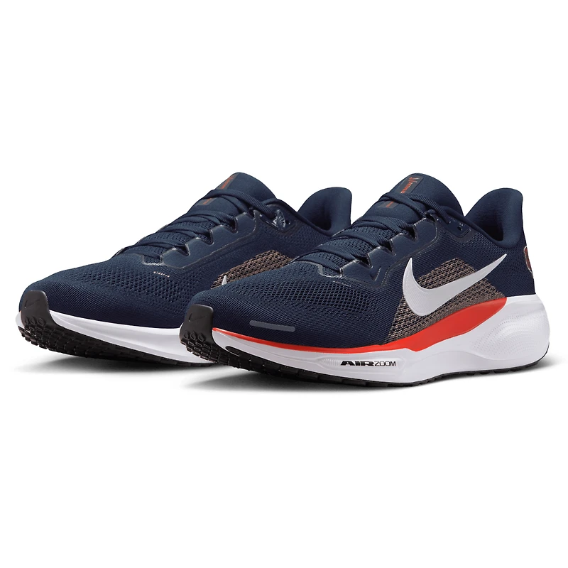 Baskets unisexes Nike Air Zoom Pegasus 41 bleu marine des Chicago Bears