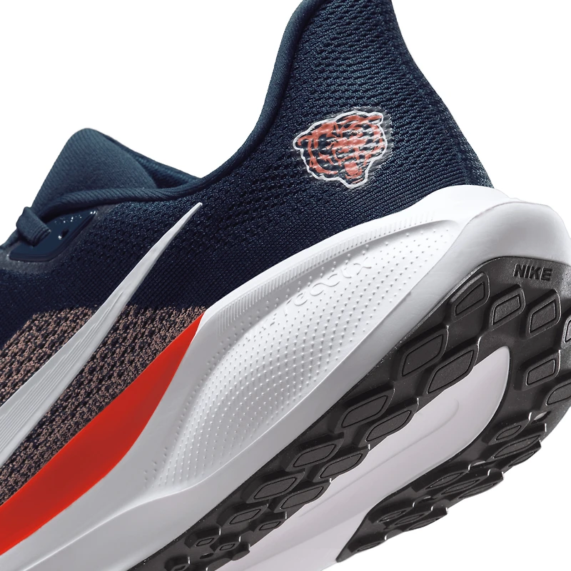 Baskets unisexes Nike Air Zoom Pegasus 41 bleu marine des Chicago Bears