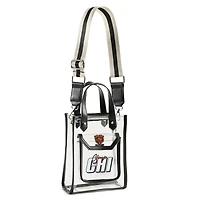 WEAR by Erin Andrews Chicago Bears Clear Stadium Crossbody Purse with Coin Pouch