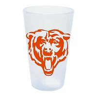 WinCraft Chicago Bears 16oz. Verre à pinte en silicone Icicle