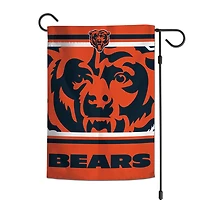 Drapeau de jardin WinCraft Chicago Bears à double face 12'' x 18''