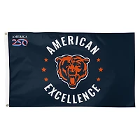 WinCraft Chicago Bears 3' x 5' One-Sided America 250 Deluxe Flag