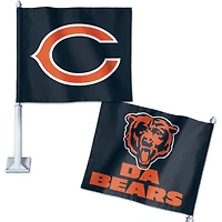 Drapeau de voiture à slogan double face WinCraft Chicago Bears