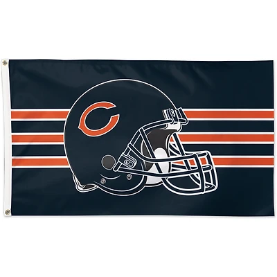 WinCraft Chicago Bears Single-Sided 3' x 5' Deluxe Helmet Flag